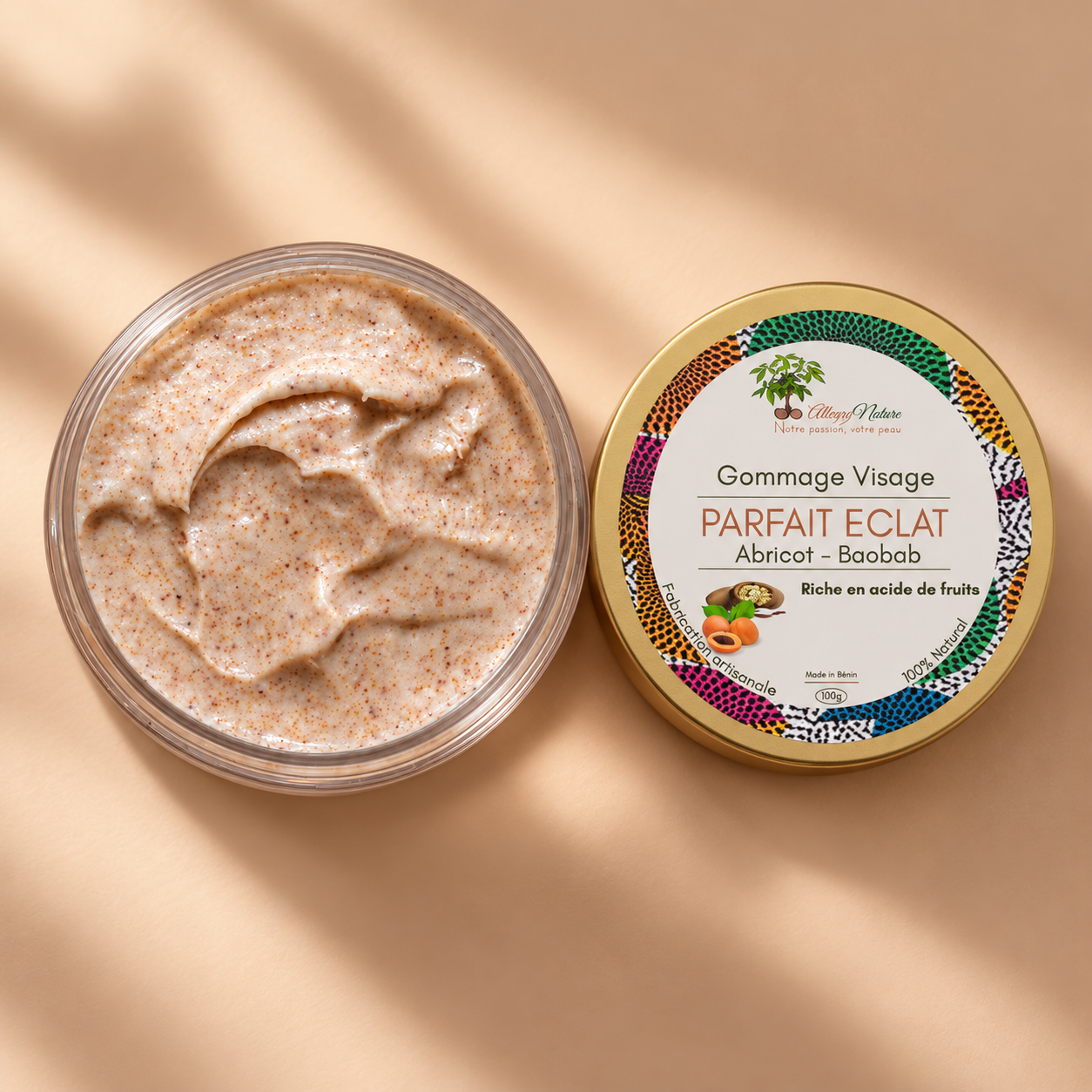 Gommage visage Abricot-Baobab PARFAIT ECLAT
